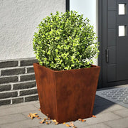 Fioriere da Giardino 2 pz 40x40x40 cm in Acciaio Corten 851065
