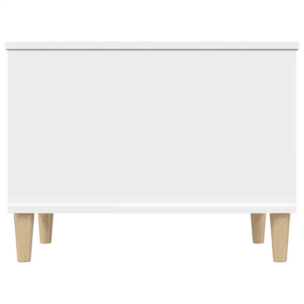 Tavolino da Salotto Bianco 60x44,5x45 cm in Legno Multistrato cod mxl 19667