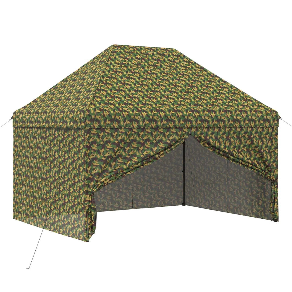 Tendone con 4 Pareti Laterali 2,9 x 4,3 m Camouflage Militare 42036827