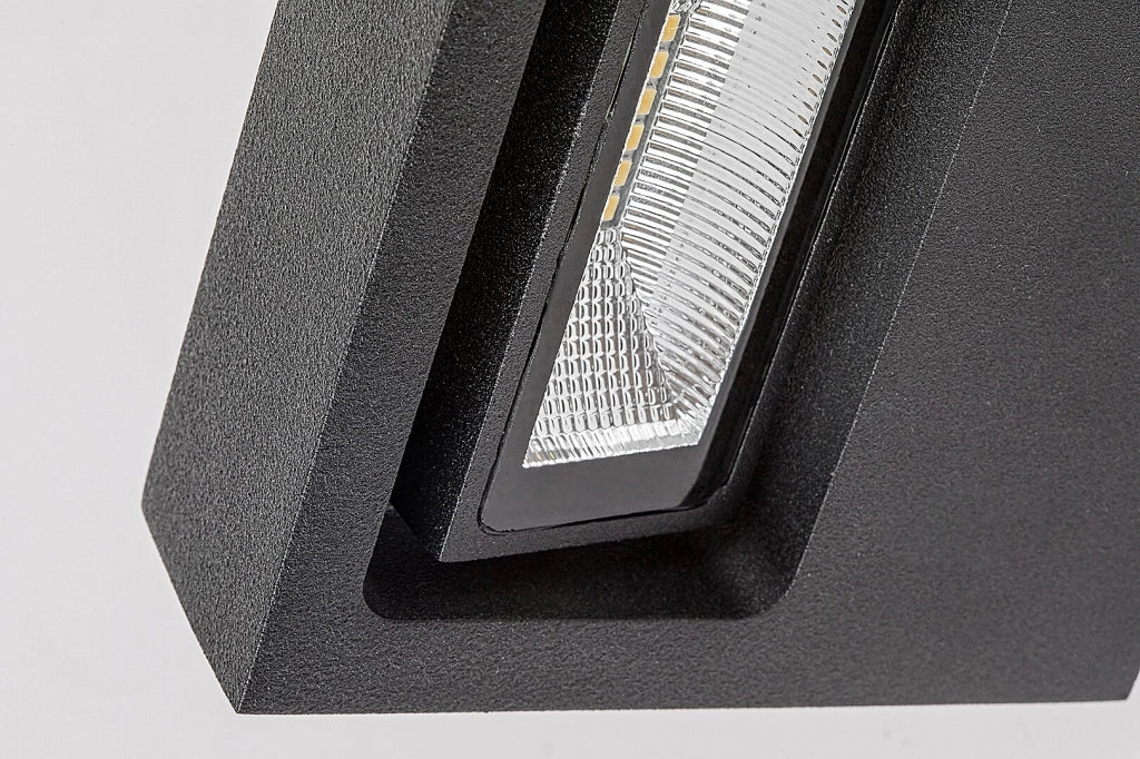 Applique esterna moderna LED 7W Ganges nero Rabalux