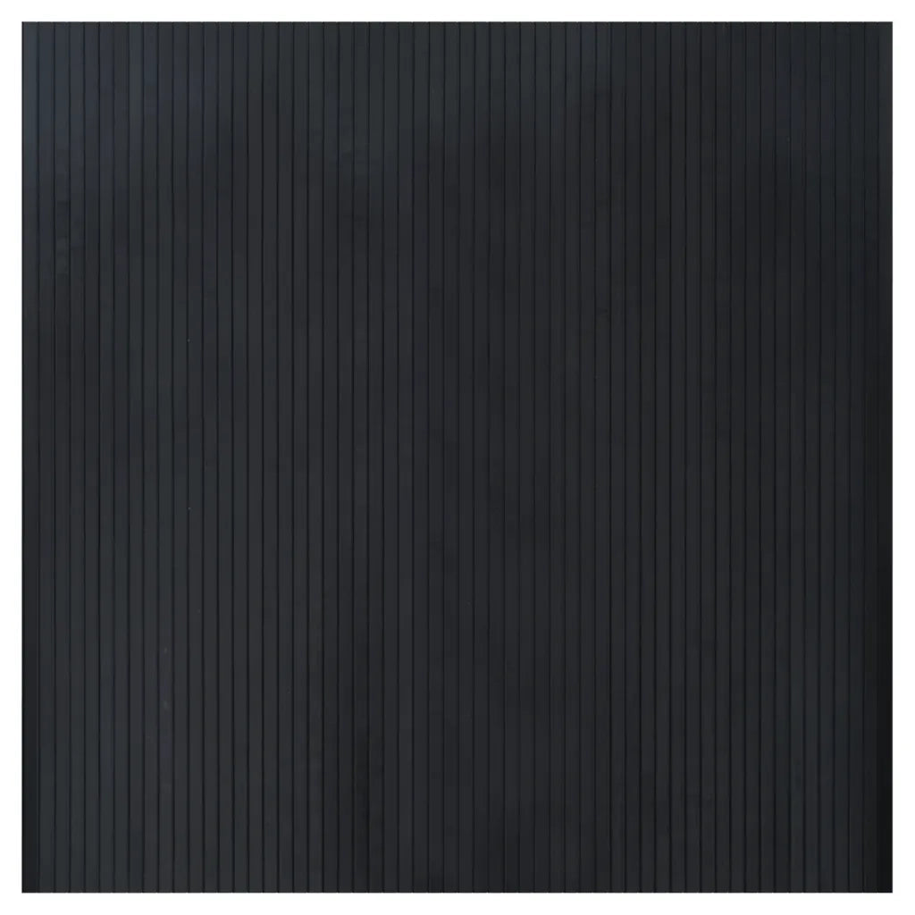 Tappeto Rettangolare Nero 100x100 cm in BambÃ¹