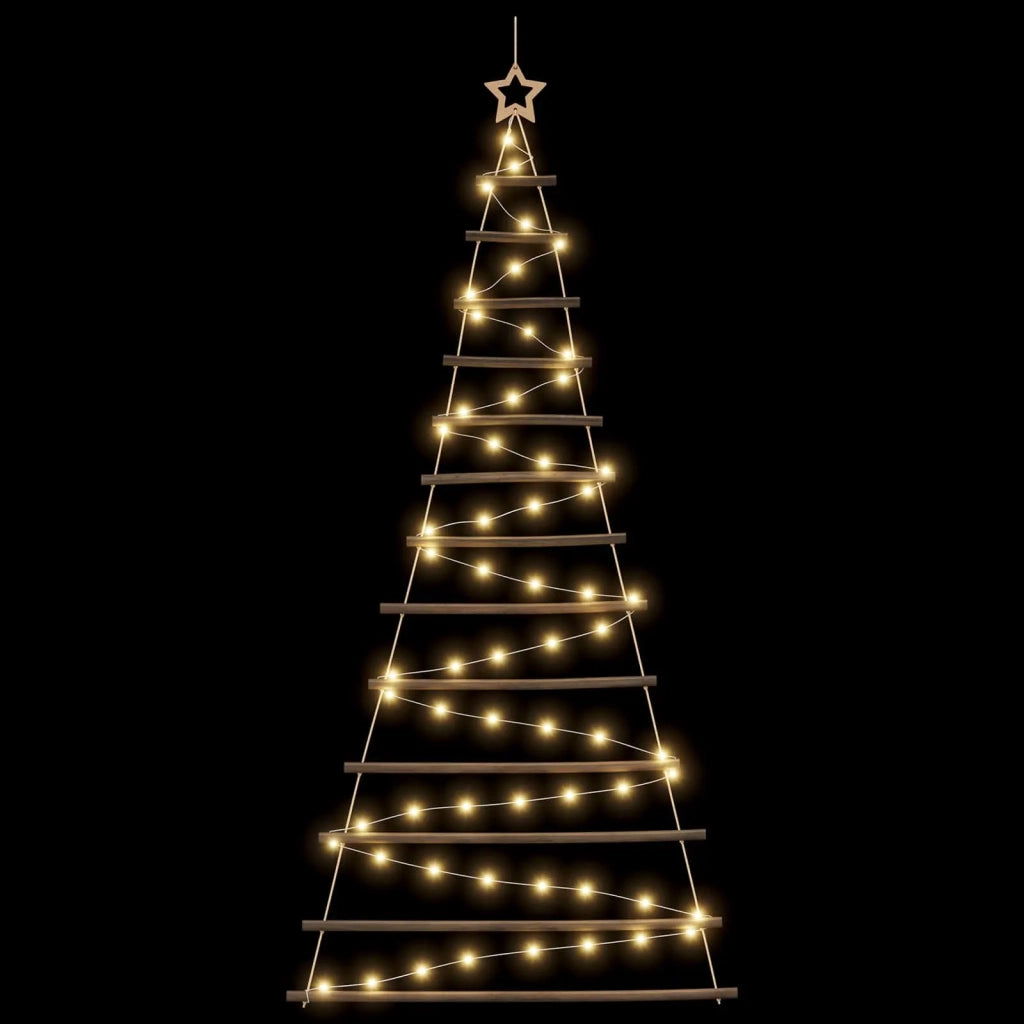 Albero di Natale appeso 180 cm 100 LED Bianco caldo 42050474