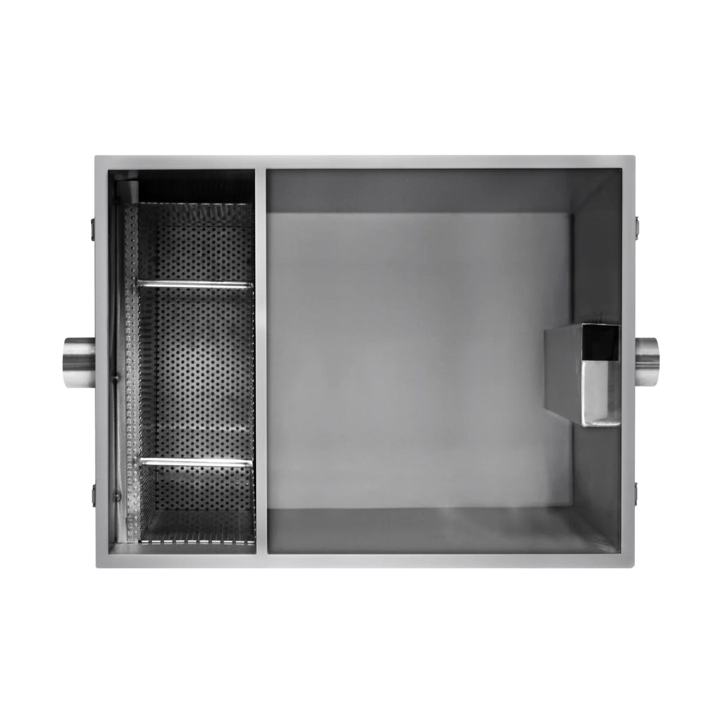 Trappola per Grassi 96L Acciaio Inox Separatore Olio Ristorante