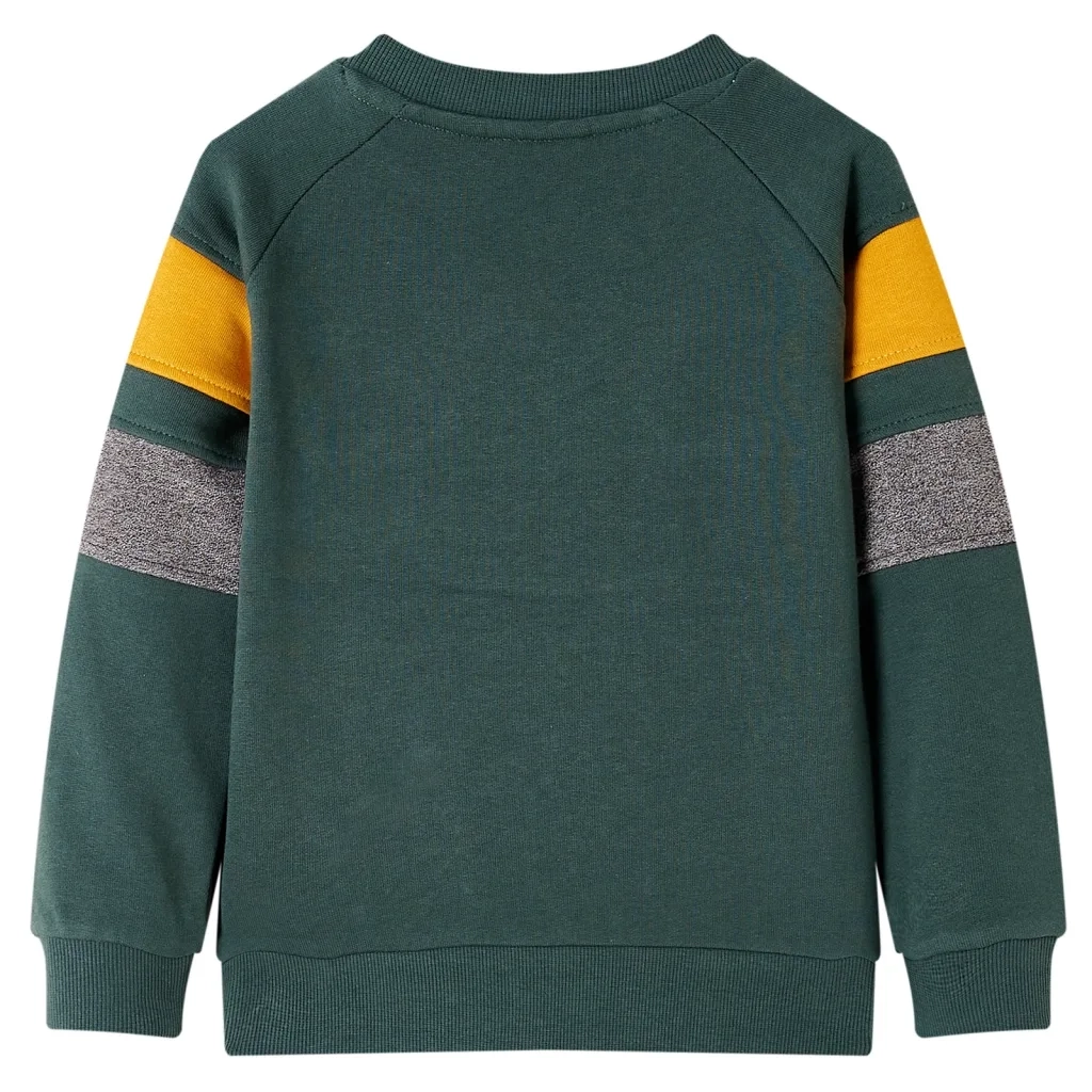 Felpa da Bambino Verde Scuro 104cod mxl 109793