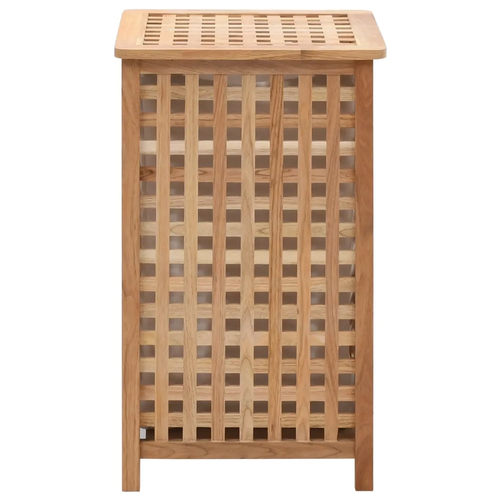 Portabiancheria 39x39x65 cm in Legno Massello di Noce 247603