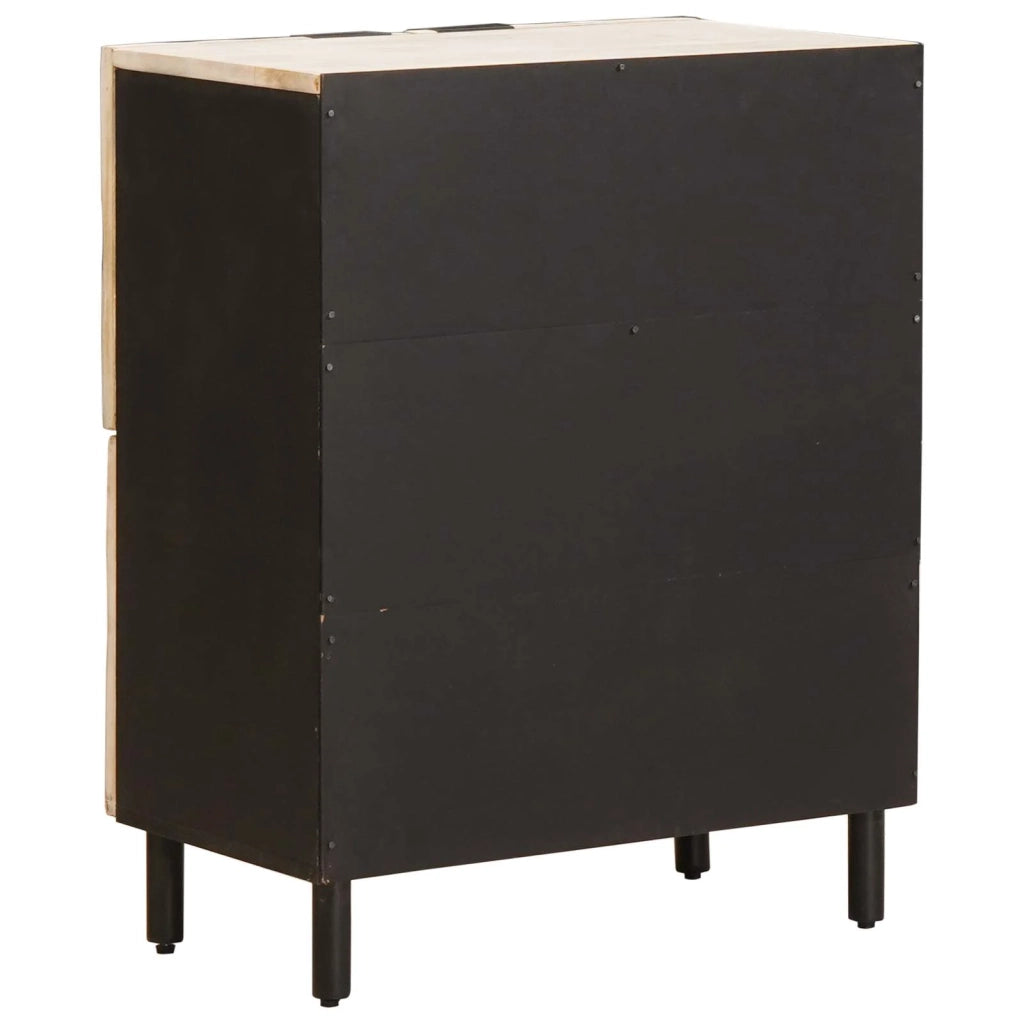 Credenza con porta Finitura Bianco Lavato 60 x 33 x 75 cm 4017890