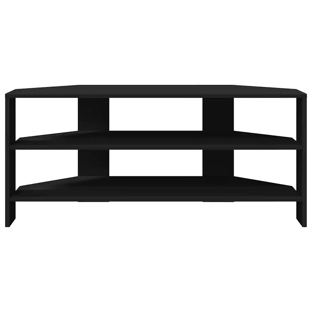 MobileTVAngolare Nero 102x40,5x45cm Legno multistrato