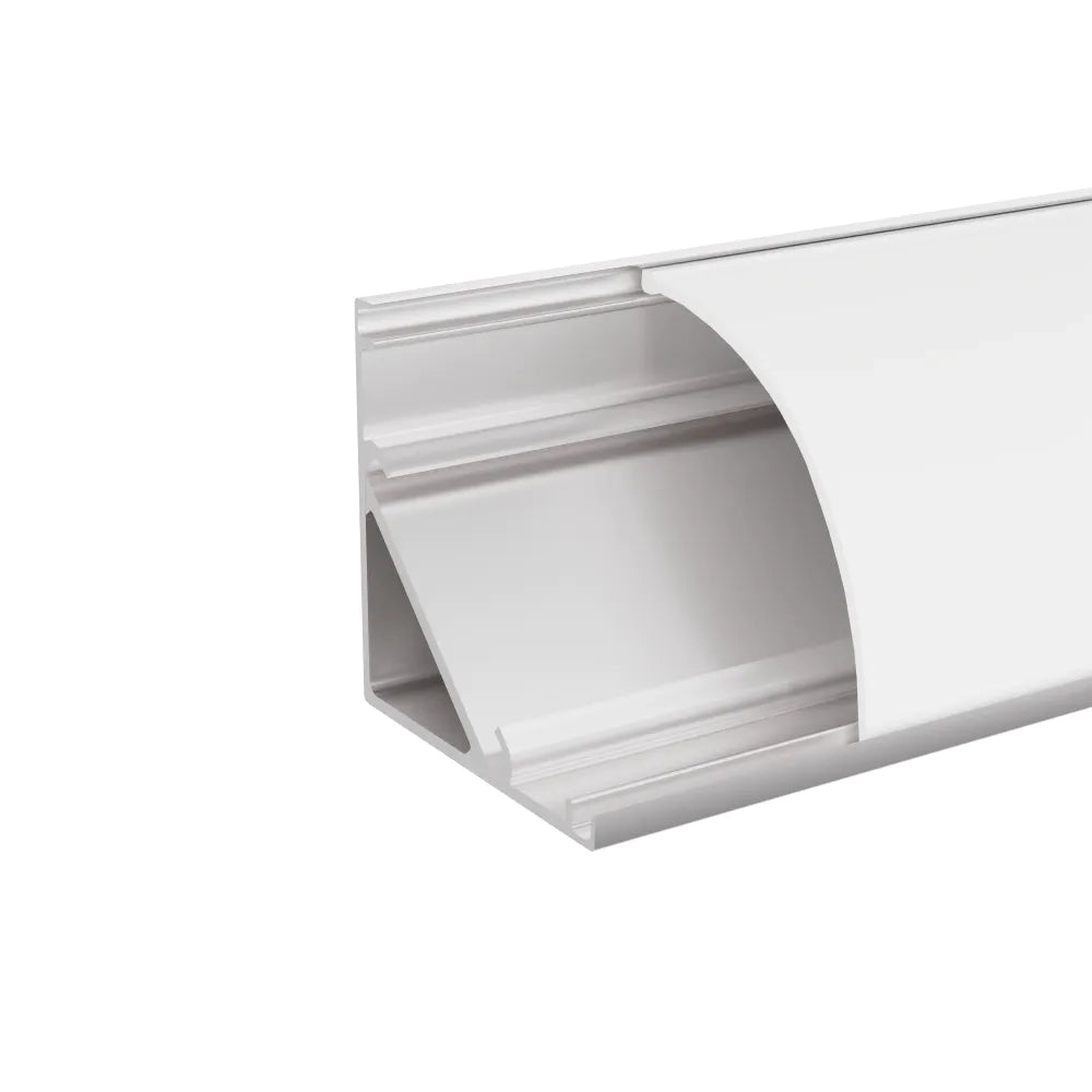 Profilo angolare in alluminio silver 2mt per striscia led