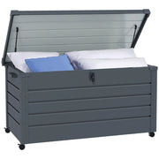 Coffre da esterno 311L ¨C zephmum ¨C grigio acciaio 120x62x66 cm