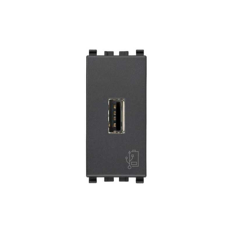 20292 Unità Alimentazione Usb 5V1,5A 1M Grigio Eikon