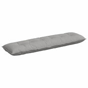 Cuscino per Schiena | Cuscino dorsale Grigio Nuvola 180 x 19 x 50 cm Tessuto