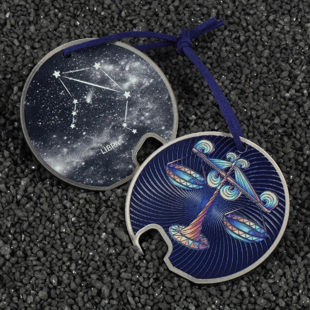 Apribottiglie KADAX in metallo per bottiglie di birra, regalo per segno zodiacale Bilancia, pratico