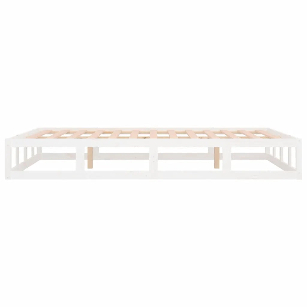 Giroletto Bianco 150x200 cm 5FT King Size in Legno Massello cod mxl 62277