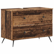 Armadio per Lavabo da Bagno BREDA Legno antico 82 x 41 x 59 cm 897463