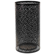 Portaombrelli tondo in ferro battuto nero 24x24x45h cm