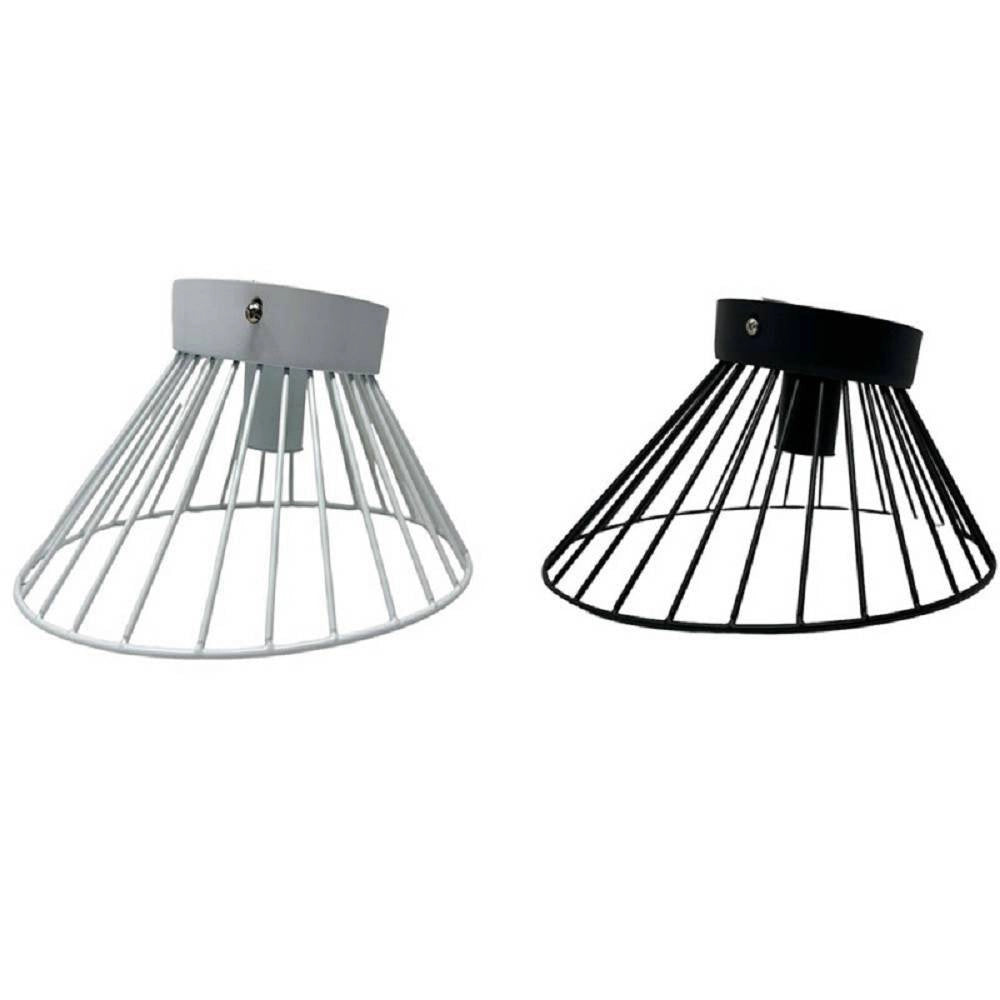 Trade Shop - Plafoniera Paralume Metallo Lampadario Lampada E27 Decorativa Contemporanea C70 -