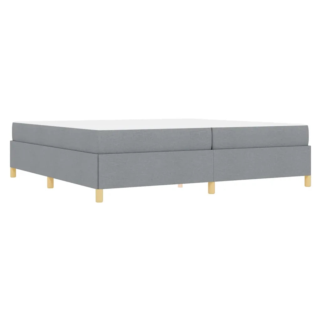 Struttura del letto Grigio chiaro 200 x 200 cm Tessuto 3398962