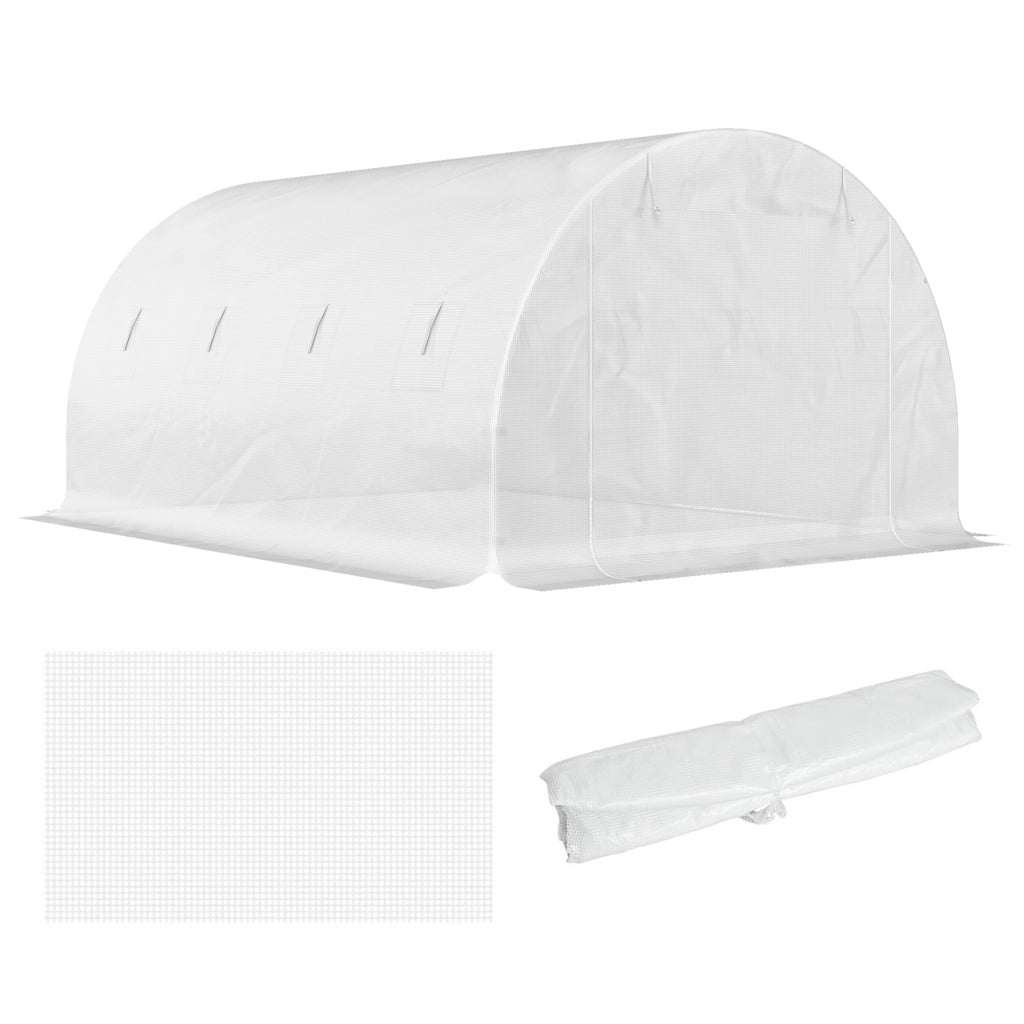 Copertura Serra Sostitutiva ¨C zephmum ¨C 400x300x200 Transparente Bianco
