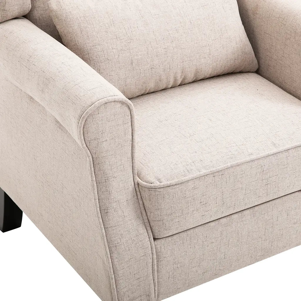 Poltrona Beige in Tessuto 248614