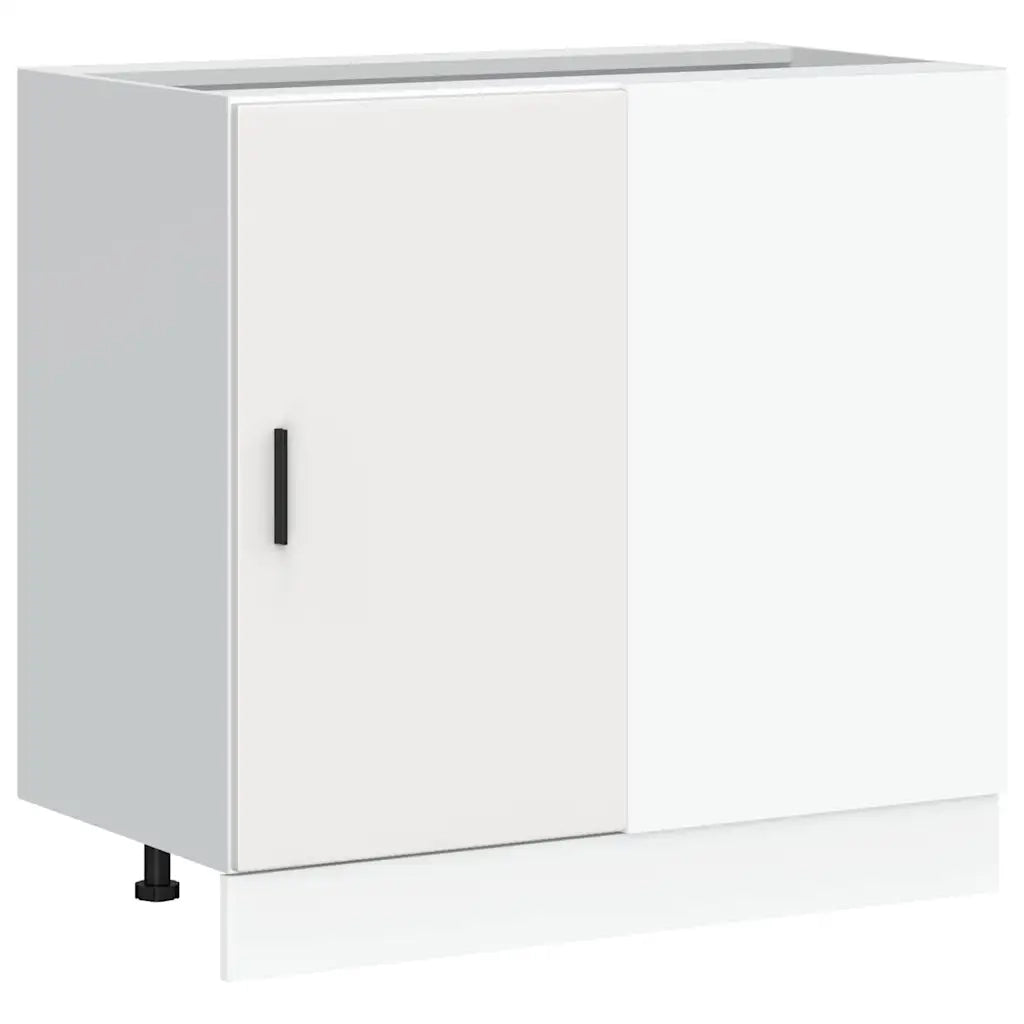 Mobile base da cucina Â“LyonÂ” Bianco in Legno Multistrato