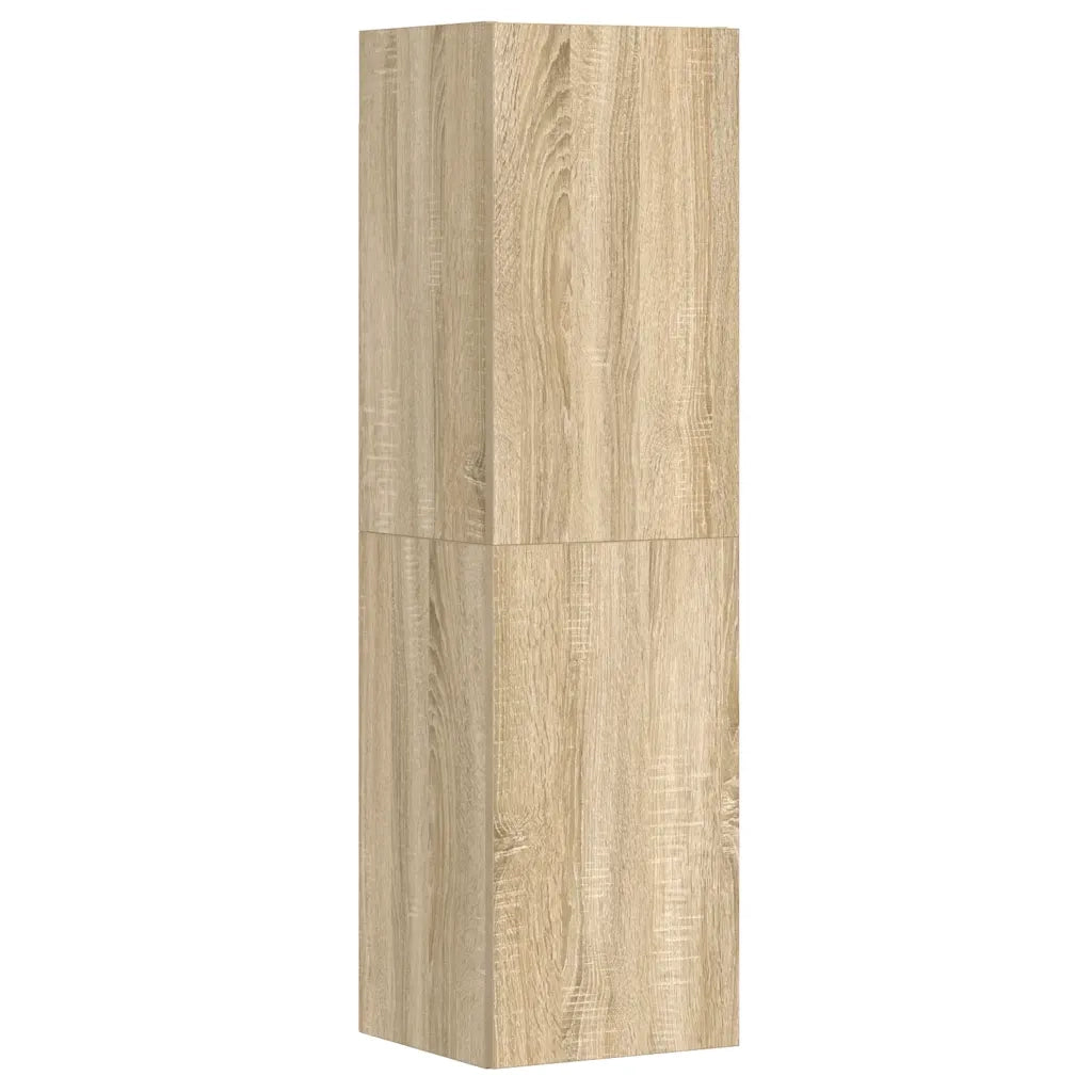 Set di Mobili Porta TV 3 pz-Set di 3 Credenza per TV Rovere Sonoma in Legno Multistrato 410356