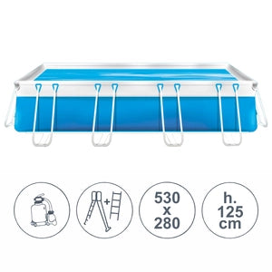 Piscina fuoriterra tubolari LAGUNA BASIC SENIOR 5,3x2,80 m - h.125 cm