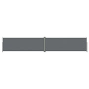 Tenda da sole laterale retrattile/schermo protettivo per patio giardino terrazza balcone 180 x 1000 cm antracite 02_0007118