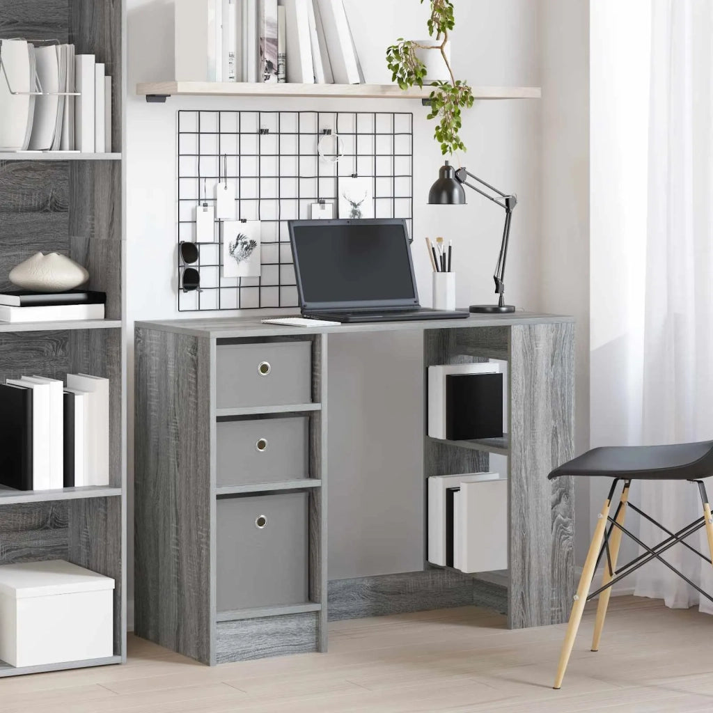 Scrivania Grigio Sonoma 100 x 40 x 75 cm Legno multistrato 8000457