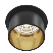 Maytoni Reif DL050-01GB faretto incasso nero GU10 tondo
