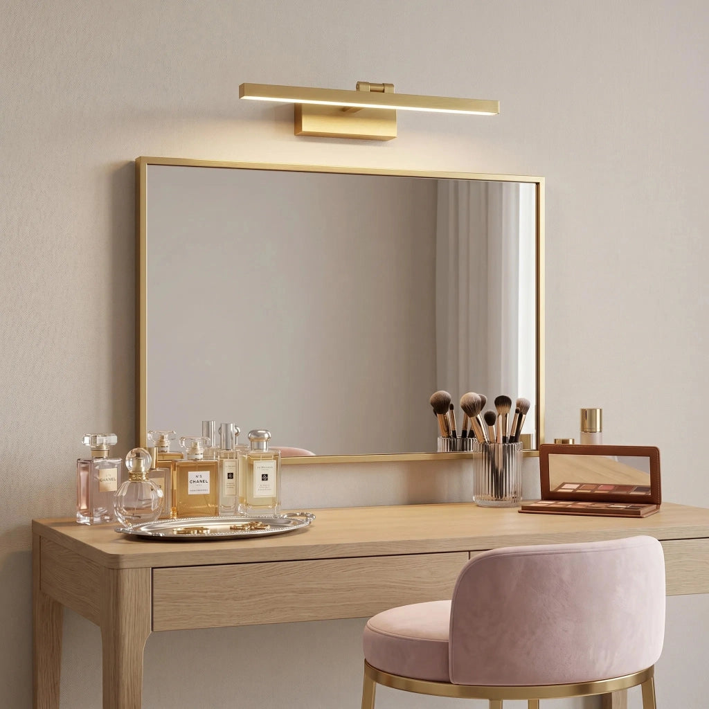 Applique Da Bagno Led APP1863-1W 40cm Brush Gold