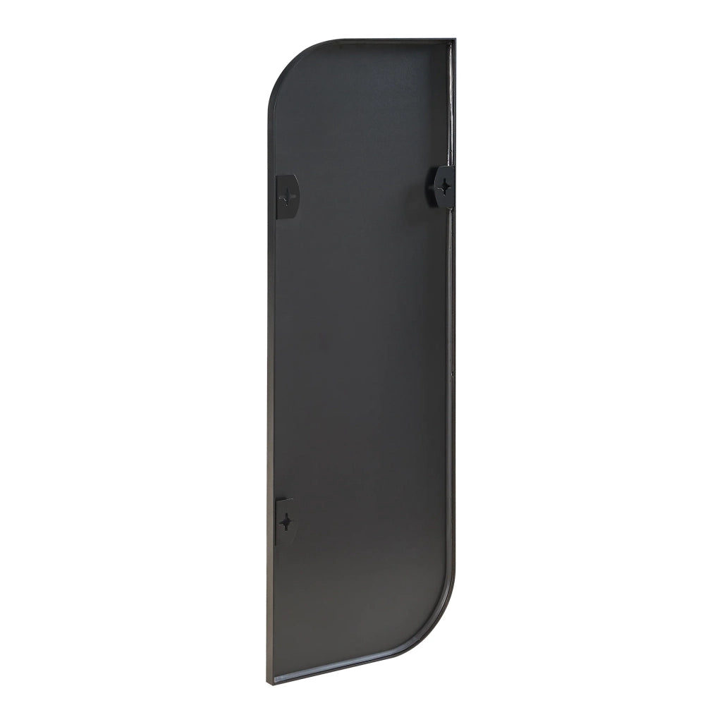 Specchio decorativo moderno da parete 120 x 40 cm nero 03_0010189