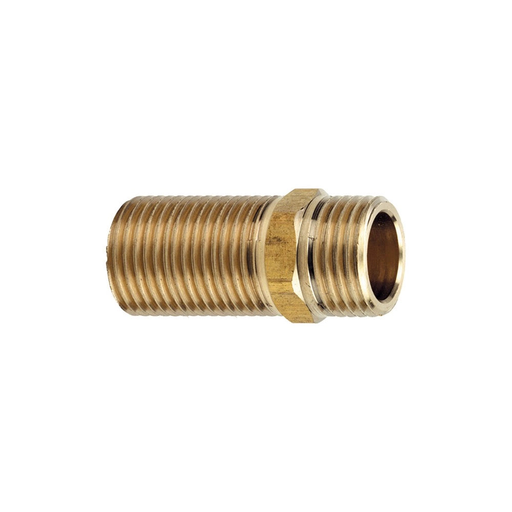 Vite doppia prolungata ottone giallo 1/2