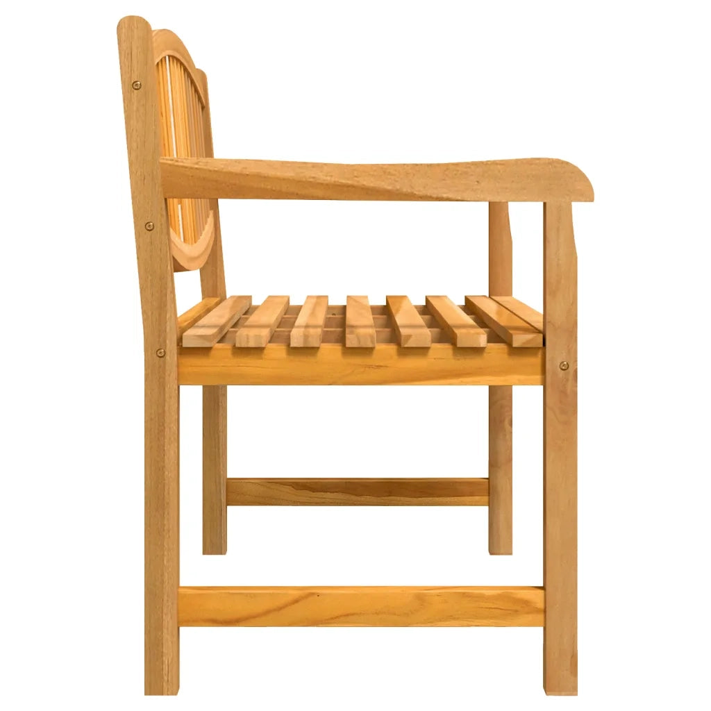 Set da Pranzo per Giardino 3 pz in Legno Massello di Teak 3157937