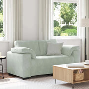 Divano Divanetto Grigio Chiaro 160x77x82 cm in Velluto 4105257