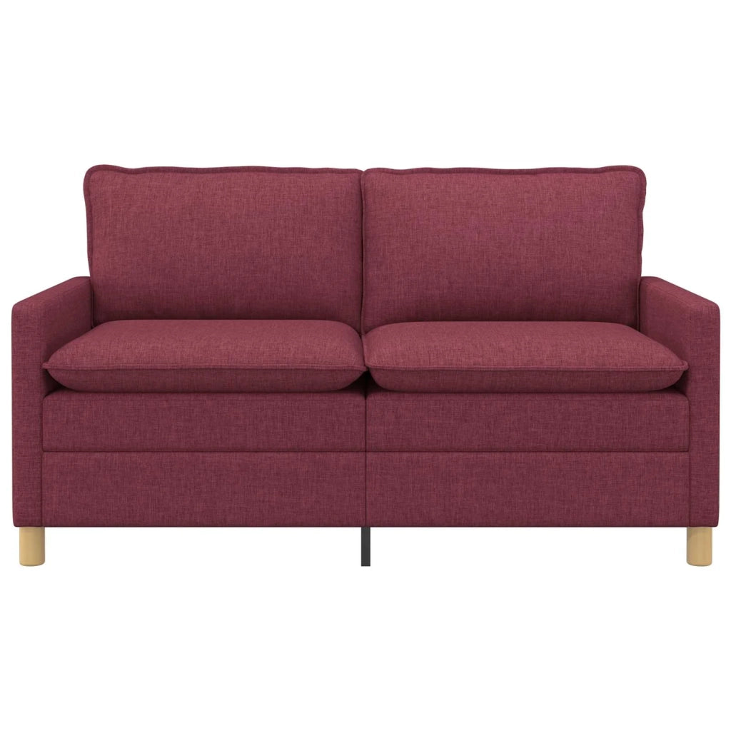 Divano Rosso Vino 156 x 81 x 87,5 cm Tessuto