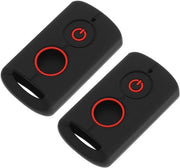 Comando a distanza con cappuccio a forma di chiave - 2x cappuccio in silicone - Antiscivolo - Resistente alle macchie - Compatibile con YAMAHA NVX155/QBIX/AEROX/XMAX300 - Peso leggero 5,8x3,3cm