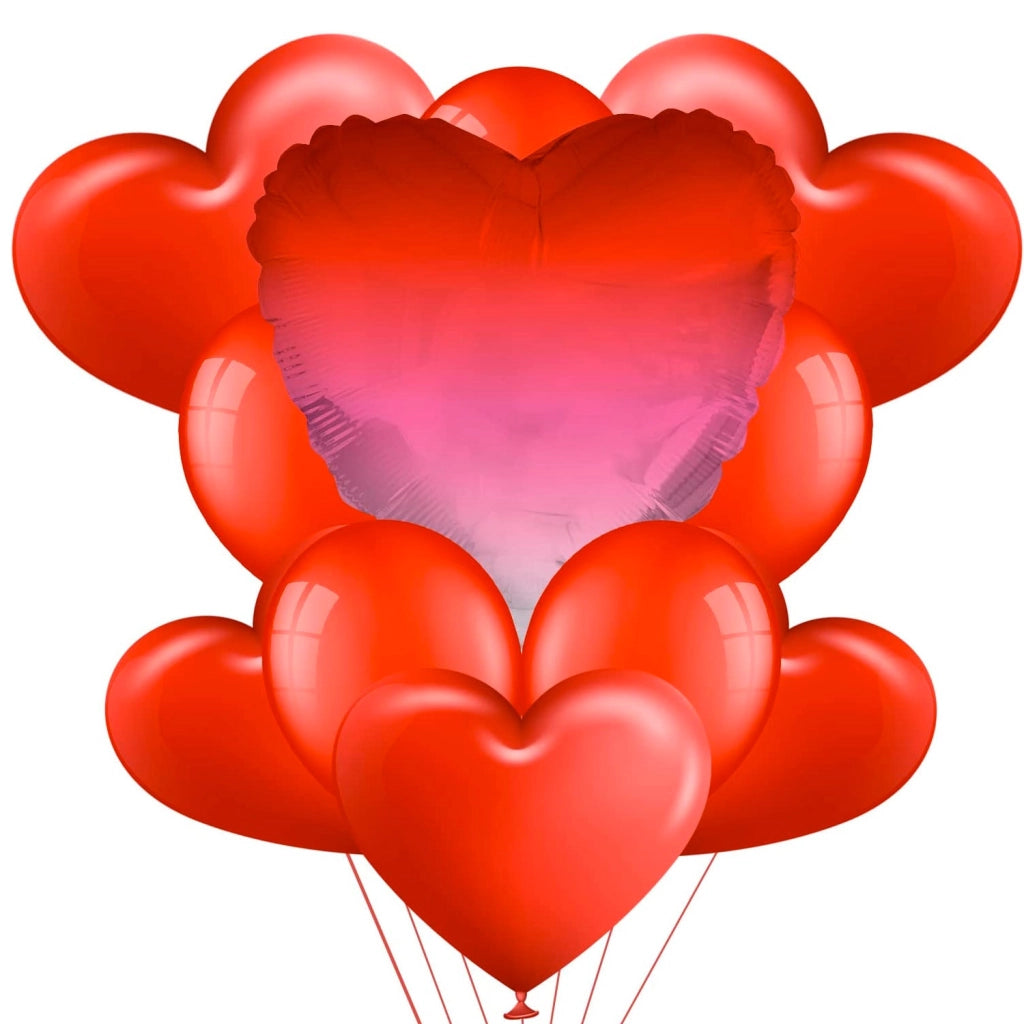 Nonsoloinformatica Bouquet Palloncini Cuore XXL 11 Pz