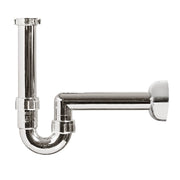 SIFONE PER LAVABO ABS METALLIZZATO- 11/4 - 1 - D. 40 mm- GHIDI- pezzi 1