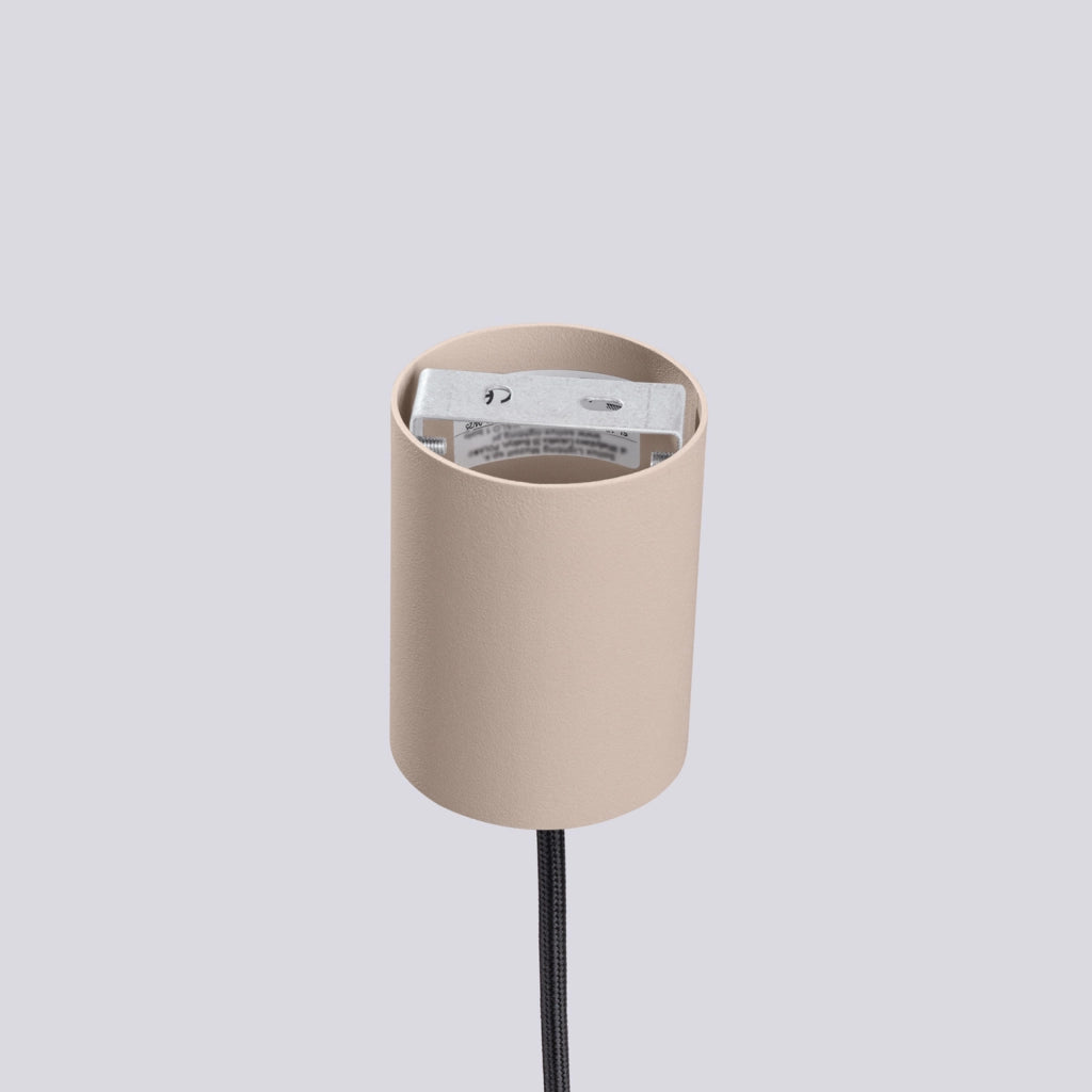 Lampada sospensione moderna taupe vetro sfera G9 Pure Lume
