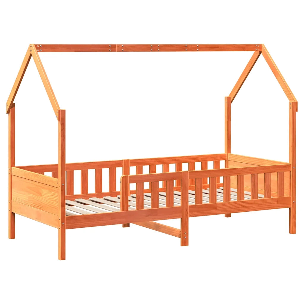 Giroletto Bambini con Cassetti 80x200 cm Legno Massello di Pino