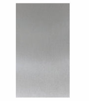Set 6 Pezzi Pannello Decorativo Effetto Metallo 120x60 cm in PVC UV Ultra Slim Acciaio Inox