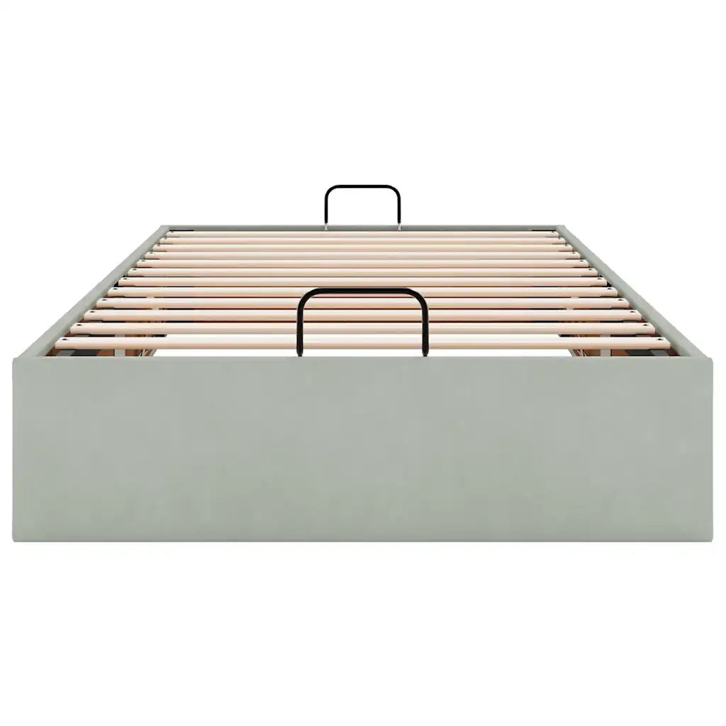 Struttura Letto Pouf Senza Materasso 80x200 cm Velluto