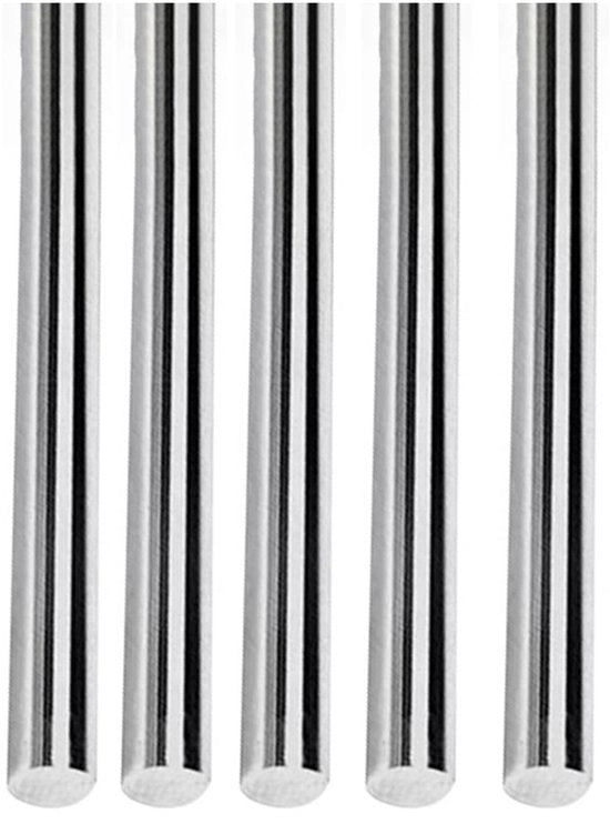 Tubo in Acciaio Inox 304 - RVS - 2mm x 200mm - Resistente all'Ossidazione e all'Invecchiamento - Ideale per DIY, Modellismo e Attività Creative