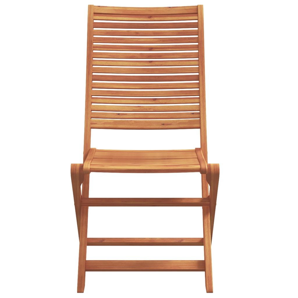 Set da Pranzo da Giardino in 5 Pezzi Legno Massello di Acacia