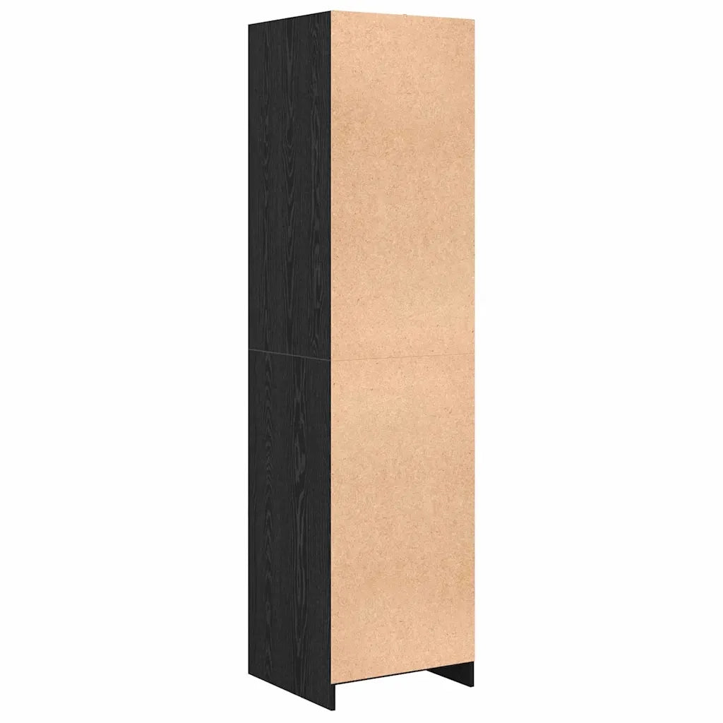 Guardaroba Rovere Nero 50 x 50 x 200 cm Legno ingegnerizzato 875011