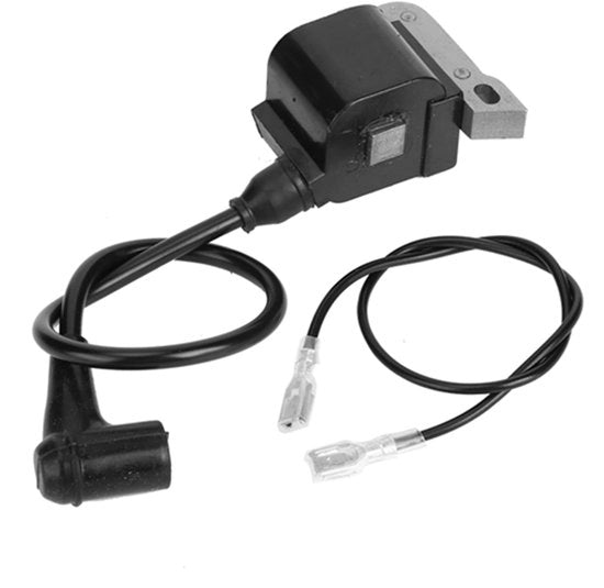 Bobina di alta tensione per accessorio di ricambio - Adatto per Husqvarna 50/51/55/61/268/266/272XP - Costruzione alta qualità metallo/rubbero - Duraturo e resistente agli urti - Spazzola di accensione
