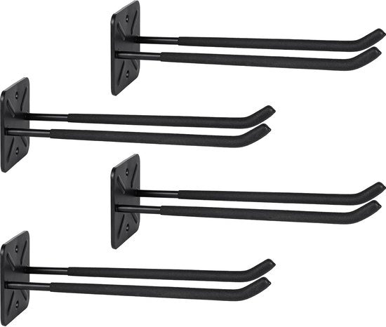 Organizzatore per la Garage con Haken per Cinghie, Organizzatore per la Parete con Hanger per Cinghie, Hanger per Scale per la Parete, Organizzatore per la Parete con 4 Posizioni per Ruote