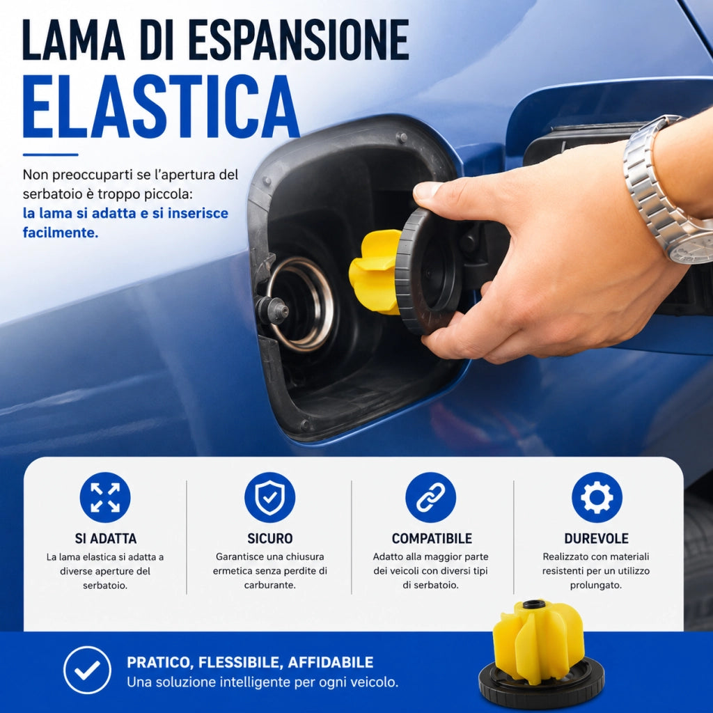 Tappo Emergenza universale Serbatoio Carburante Auto Camper Barca Diametro 55mm