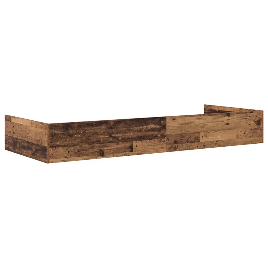 Struttura del letto con testiera-Giroletto con Testiera Legno vecchio 100 x 200 cm 184085