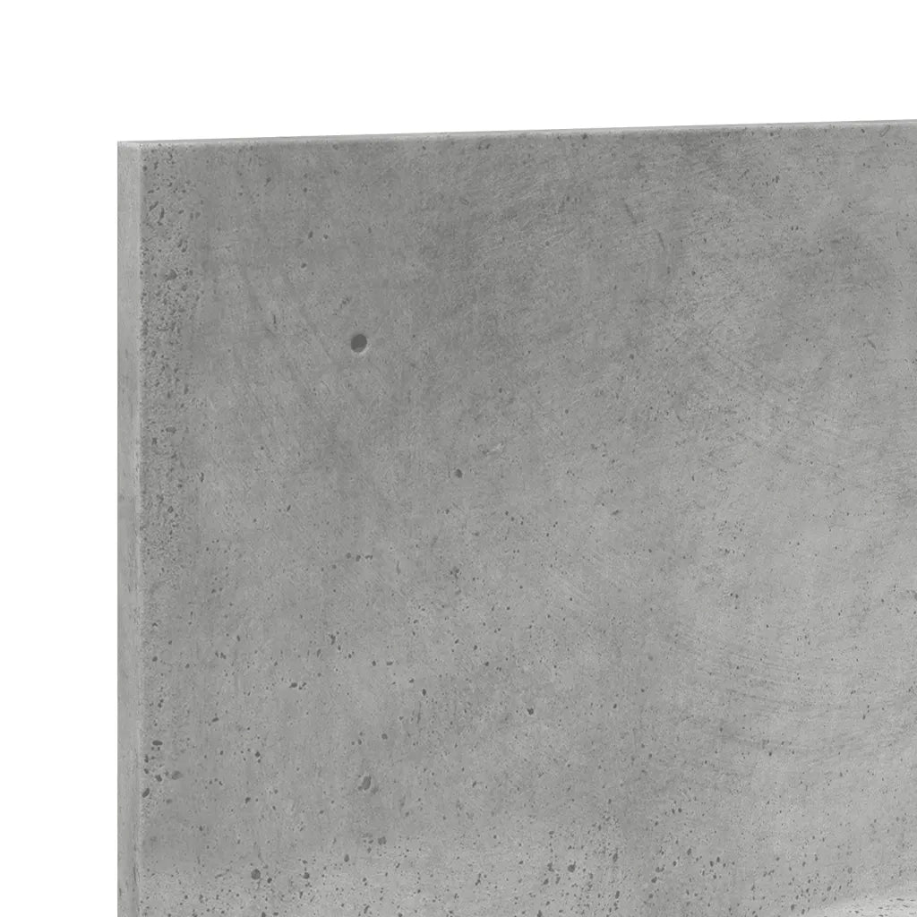vidaXL Mobile a Parete 70x16,5x30 cm Grigio Cemento Legno Multistrato